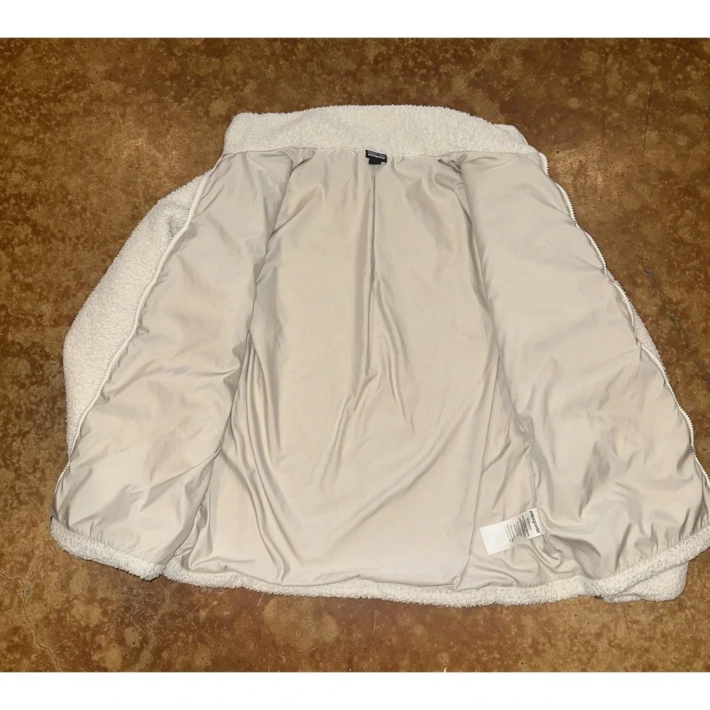 Patagonia Jacket White Women's Medium Los Gatos Full Zip Outdoor Hiking - Picture 6 of 7